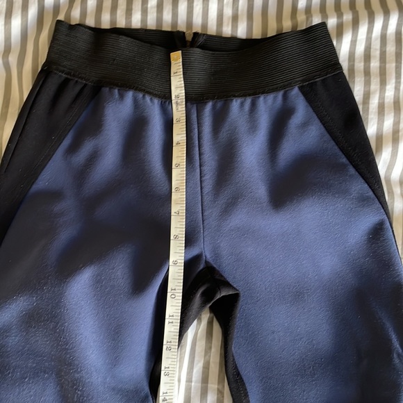 Stella McCartney two tone navy and black pants elastic band size 6 - Picture 13 of 15